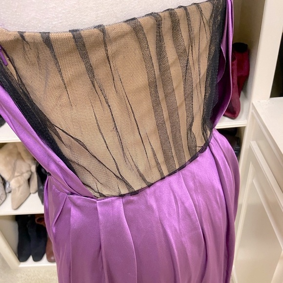 Vera Wang 100% Silk Mini Dress Size 6 - Picture 9 of 9